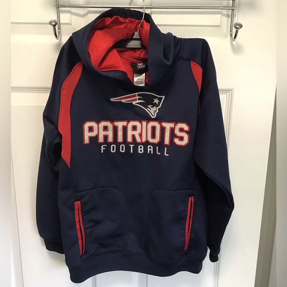 Youth NFL New England Patriots Hoodie Sz M  (10-12)